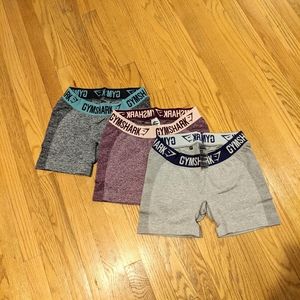 M Bundle GymShark FLEX shorts